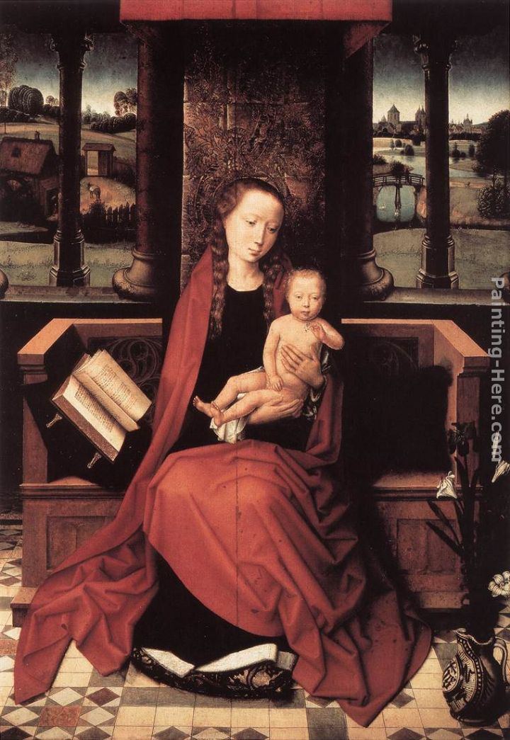 Hans Memling Virgin and Child Enthroned